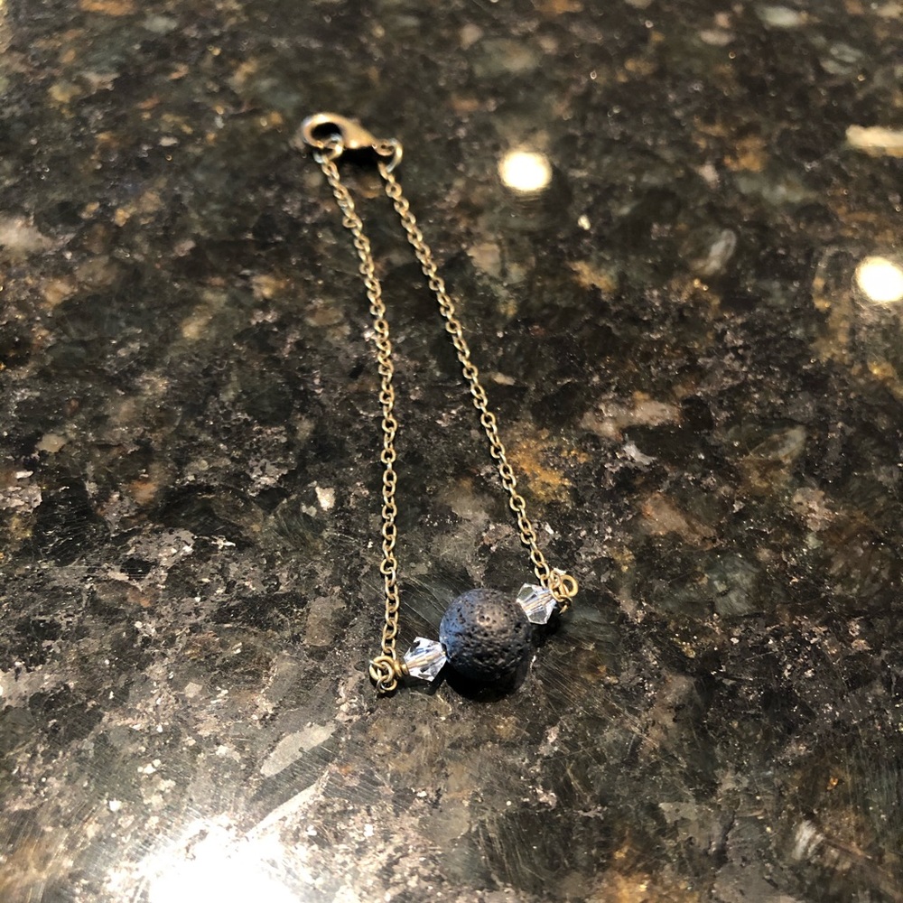 Volcanic stone bracelet